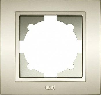 Рамка Zena 1-местная титаниум (Турция)