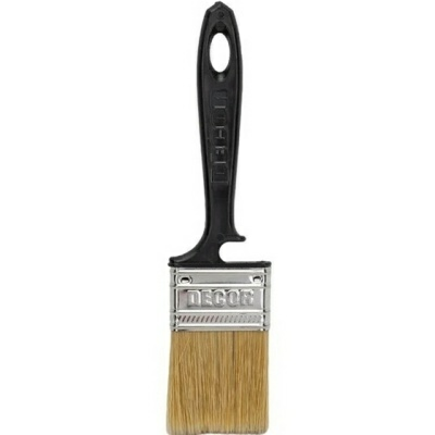 Кисть Хит светлый смешанный ворс пластиковая ручка DECOR 50мм (Россия)