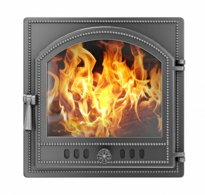 Дверка ВЕЗУВИЙ каминная 205 Антрацит (Россия)