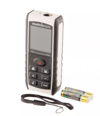 Лазерный дальномер LD-40,40 м с электронным угломером Matrix (Китай)