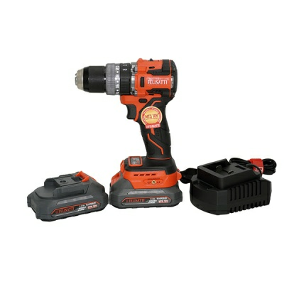 Аккумуляторная ударная дрель-шуруповерт 18В 0-7200/0-30000 уд/мин 65Нм 2 аккумулятора 2Ач кейс FT10888(10888) Felisatti (Китай)