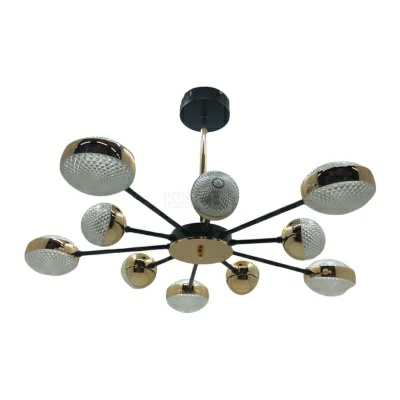 Светильник потолочный YH870/5+5 кофе золото (Китай)