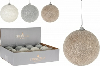 Шар ёлочный Shine 10 см (Китай)