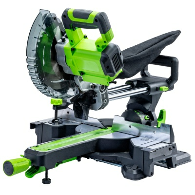 Пила торцовочная Greenworks GD24MS216 24V бесщеточная с протяжкой 1хАКБ 8Ач и ЗУ (Китай)