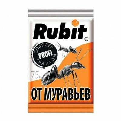 Спайдер гранулы от муравьев RUBIT 75г шоу-бокс Купить | Практик