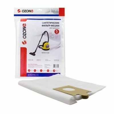 Фильтр-мешки синтетические OZONE для KARCHER VC 6 (5 шт.) (Россия)