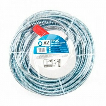 Трос сантехнический пружинный ф 6 мм длина 3 м AV (Китай)