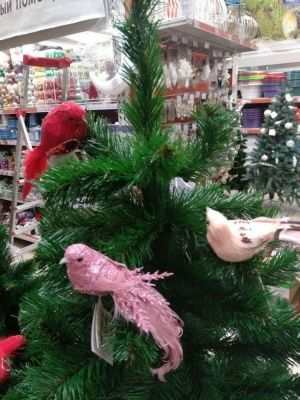 Украшение елочное Птичка (Китай)