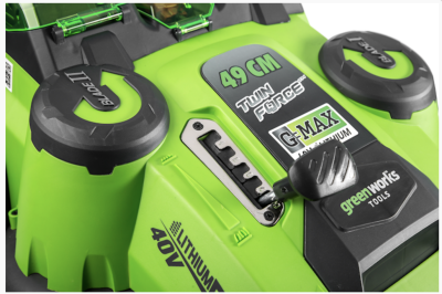 Газонокосилка аккумуляторная Greenworks 40V G40LM49DBK4 (Китай)