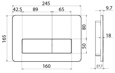 Кнопка смыва Iddis Unifix 041 UNI41CHi77 (Россия) Кнопка смыва Iddis Unifix 041 UNI41CHi77 (Россия)