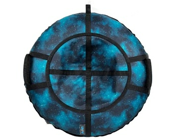 Тюбинг Hubster Люкс Pro S Вселенная бирюзовая 110 см (Россия)