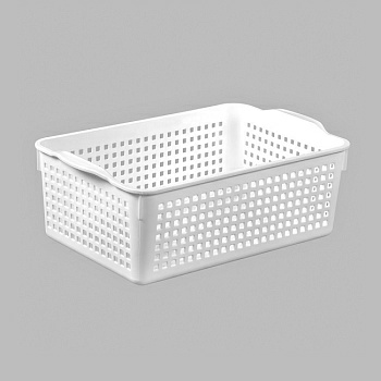 Корзина Лофт 3.8 л, белый, Violet 643006 (Россия)