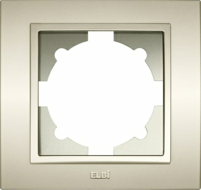 Рамка Zena 1-местная титаниум (Турция)