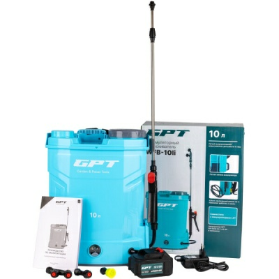 Аккумуляторный опрыскиватель 10л GPT WFB-10li (Китай)