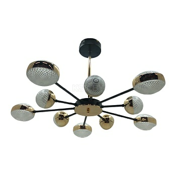 Светильник потолочный YH870/5+5 кофе золото (Китай)