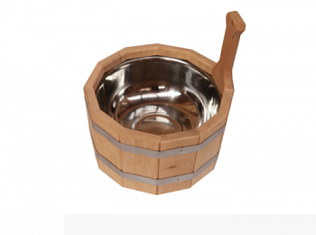 Ушат 3л с нержавеющей вкладкой УН-3 (Россия)