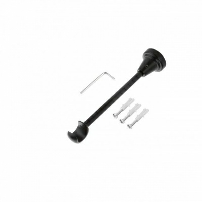 Держатель одинарный YB006 D19мм. черный матовый (Китай)