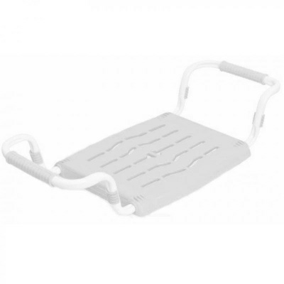 Сиденье в ванну раздвижное пластик-белое (Германия)