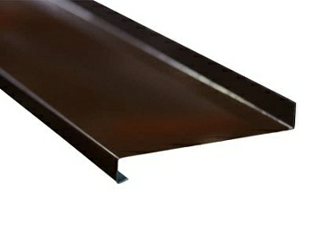 Отлив оцинкованный полимерный коричневый (Беларусь)