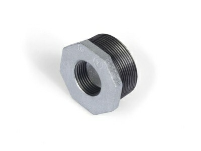 Футорка 1 1/2" х 1 1/4" наружная-внутренняя чугун оцинкованный (Китай) Футорка 1 1/2" х 1 1/4" наружная-внутренняя чугун оцинкованный (Китай)