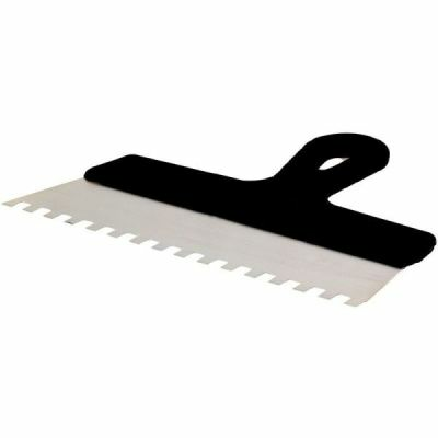 Шпатель зубчатый трапециевидный 15см, 8х8мм Inter-S (Польша)