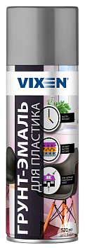 Грунт-эмаль для пластика аэрозоль 520 мл, Vixen в Борисове