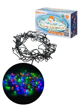 Гирлянда светодиодная СГ100MЗ10, многоцветная  (Китай)