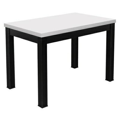 Стол раздвижной BLACK 1100(1490)*670*760 белый матовый (Китай) Стол раздвижной BLACK 1100(1490)*670*760 белый матовый (Китай)