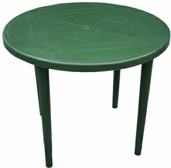 Стол круглый, темно-зеленый 130-0022 (Россия)