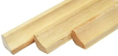Плинтус деревянный 30*8мм сорт 1 ольха 2100мм (Россия)