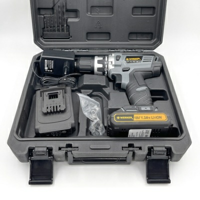 Дрель-шуруповерт аккумуляторная WERKER EWCDL814-2 (Китай)