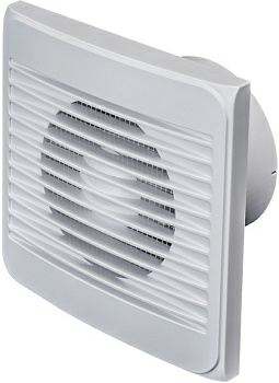 Вентилятор осевой, вытяжной, малошумный, ВИЕНТО 125 С STILL (240 м3) (Россия) 