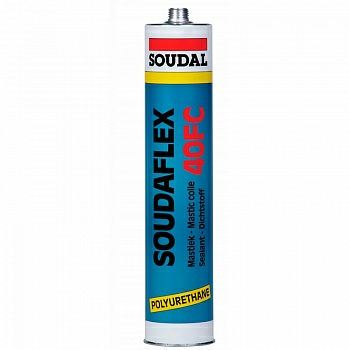 Герметик полиуретановый Soudal Soudaflex 40FC серый 300мл (Бельгия)
