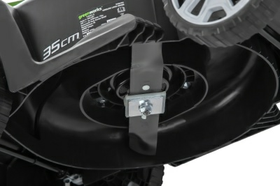 Газонокосилка аккумуляторная Greenworks 40V G40LM35 (c АКБ и ЗУ) 35см (Китай)
