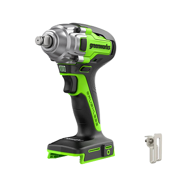 Гайковерт ударный Greenworks GD24IW400 24V (400Нм) аккумуляторный, без АКБ и ЗУ (Китай)