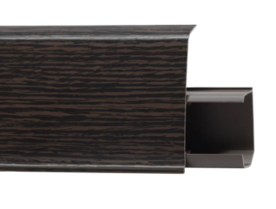 Плинтус ПВХ с съемной панелью TERA 72мм 714 Дуб Этерно 2,2м (Россия) в Борисове