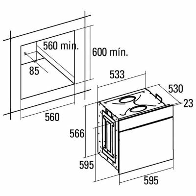 Электрический духовой шкаф Cata MHD 705 (Испания) Электрический духовой шкаф Cata MHD 705 (Испания)