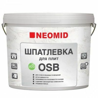 Шпатлевка для плит OSB Неомид 7кг Шпатлевка для плит OSB Неомид 7кг