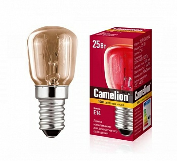 Лампа накаливания MIC Camelion 25/P/CL/E14 (Китай) Лампа накаливания MIC Camelion 25/P/CL/E14 (Китай)