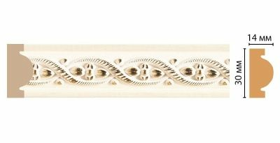 Молдинг DEKOMASTER (30х14х2400мм) 157-6/42