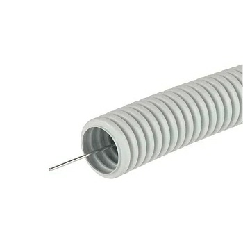 Труба гофрированная ПВХ с зондом упаковка 25м(Россия)