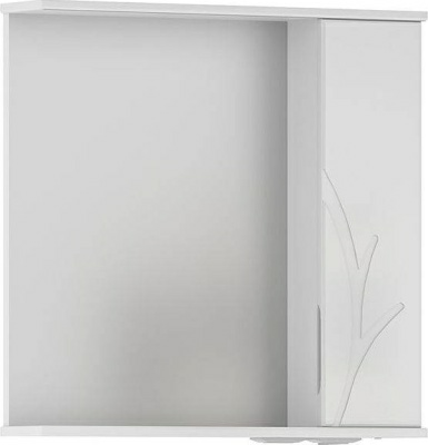 Шкаф-зеркало Adel 70 правое с полочкой и подсветкой (Россия)