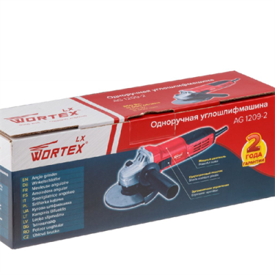 Одноручная углошлифмашина WORTEX LX AG 1209-2 850 Вт, 125 мм, 11000 об/мин (Китай)