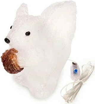 Украшение новогоднее светящееся Ausini Белка 21 см. арт. 20-20-13 (Китай)