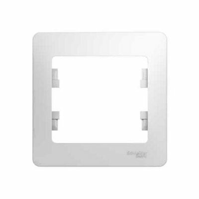 Рамка-1 Glossa горизонтальная (белая) (Латвия)