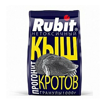 Репеллент КЫШ Rubit гранулы для отпугивания кротов 1кг (Россия) Репеллент КЫШ Rubit гранулы для отпугивания кротов 1кг (Россия)
