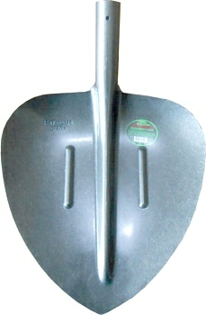 Лопата щебеночная ШРС-6С сердце с рёбрами жёсткости лакированная без черенка (Китай)