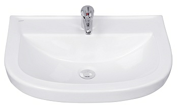 Умывальник Santeri PRO 131155S0010B0 белый 56 см с отверстием без перелива без крепления (Россия)