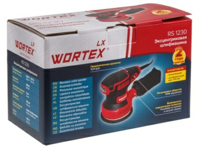 Эксцентриковая шлифмашина WORTEX LX RS 1230 арт 1334376 (Китай)