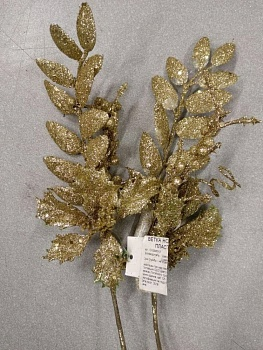 Ветка новогодняя пластиковая 33 см CV09460-3 (Польша) Ветка новогодняя пластиковая 33 см CV09460-3 (Польша)